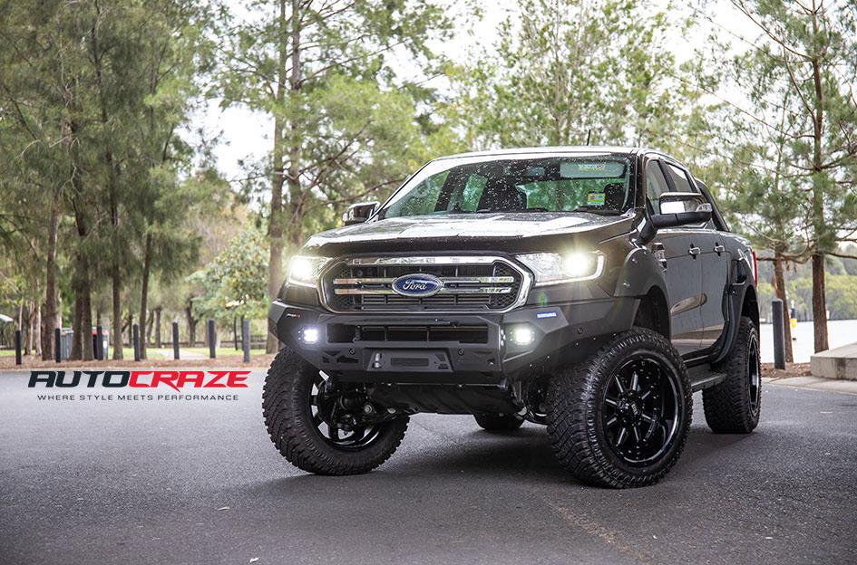 FORD RANGER GD10 GLOSS BLACK MILLED